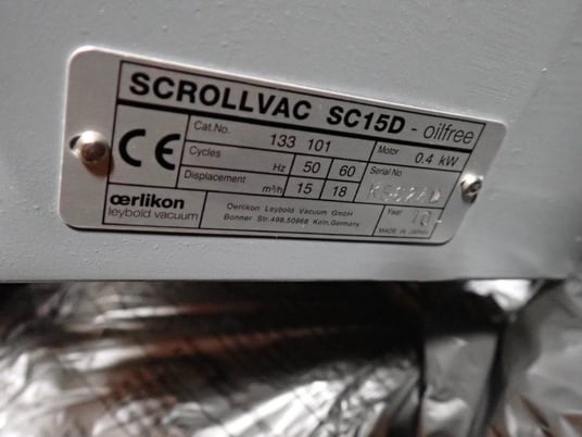 Leybold #SC15D, Vacuum Pump, 0.4 kW, 100/115 V - Image 7