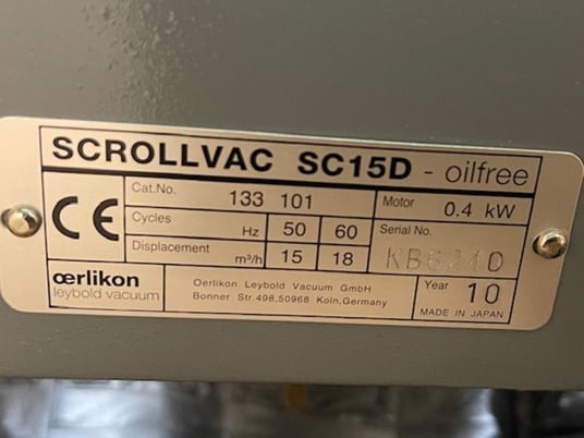 Leybold #SC15D, Vacuum Pump, 0.4 kW, 100/115 V - Image 8