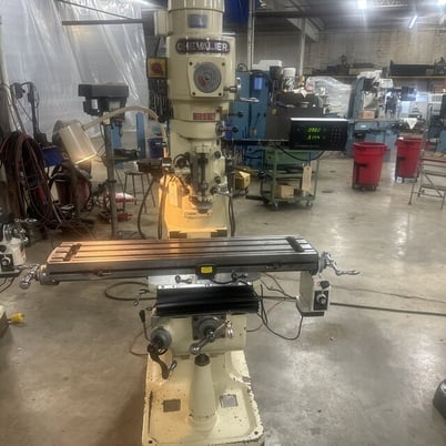 Chevalier #FM-3VS, Vertical Mill, 3 HP, variable speed, digital read out, 9" x 42" table, - Image 1