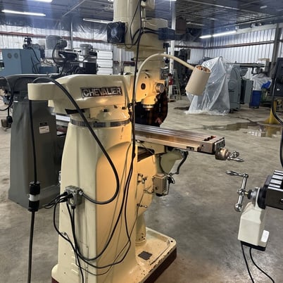 Chevalier #FM-3VS, Vertical Mill, 3 HP, variable speed, digital read out, 9" x 42" table, - Image 10