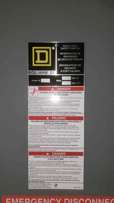 1200 Amp. Square D, Heavy Duty Safety Switch, 240 VAC - Image 2