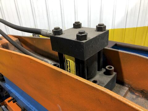 48" ASC, precut front end coil upcut shear & feeder rolls - Image 8