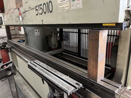 150 Ton, Accurpress #Accell-515010, CNC press brake, 10' overall, 106" between housing, Beckhoff Control - Image 5