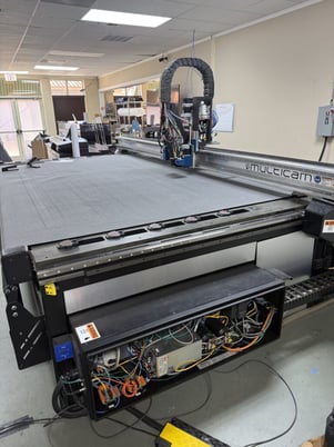 Multicam #Celero-4, router with addition spindle assembly, 6' x 10' table, 220 V., 1 phase, 2022 - Image 6