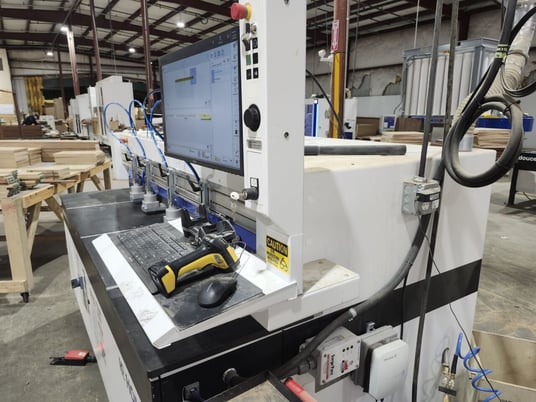 Homag #Edgeteq-S-300, edge bander with conveying system, new in shipping crate, 2024 - Image 1