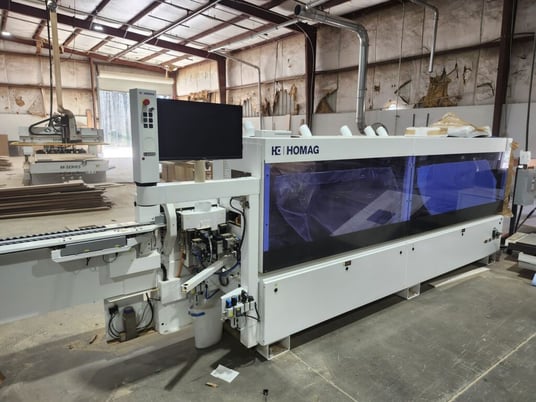 Homag #Edgeteq-S-300, edge bander with conveying system, new in shipping crate, 2024 - Image 2