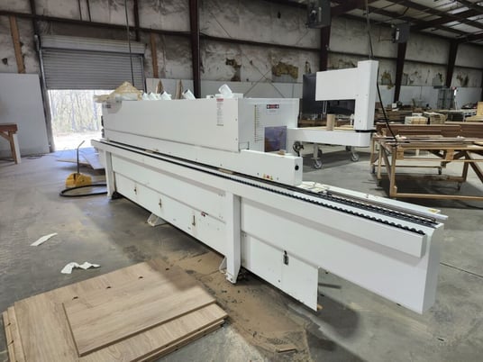 Homag #Edgeteq-S-300, edge bander with conveying system, new in shipping crate, 2024 - Image 3