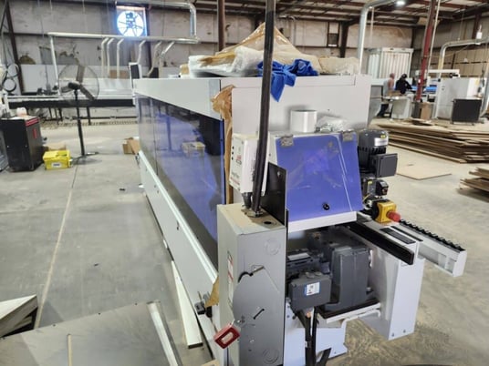 Homag #Edgeteq-S-300, edge bander with conveying system, new in shipping crate, 2024 - Image 7