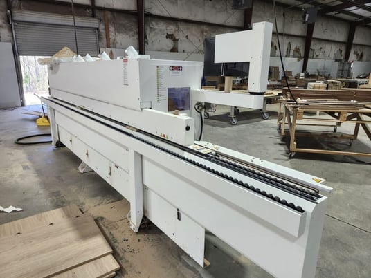 Homag #Edgeteq-S-300, edge bander with conveying system, new in shipping crate, 2024 - Image 10