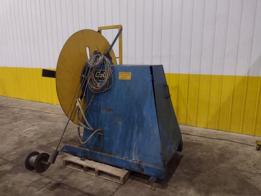 6000 lb. Colt #CR-60-12, motorized coil reel uncoiler, 12" width, 16"-21" ID, 60" outside dimensions - Image 6