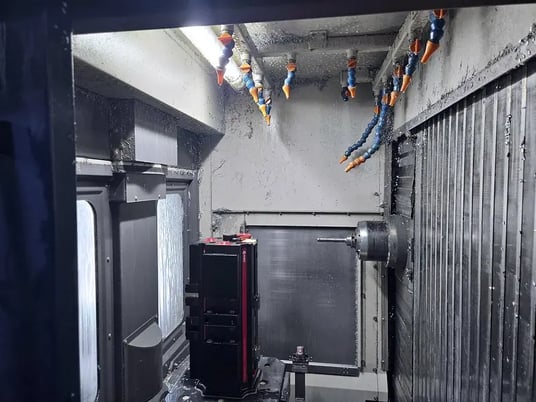 Kiwa #KMH300A-F008, CNC horizontal machining center, 120 automatic tool changer, 18.1" X, 18.1" Y, 13.7" Z - Image 2