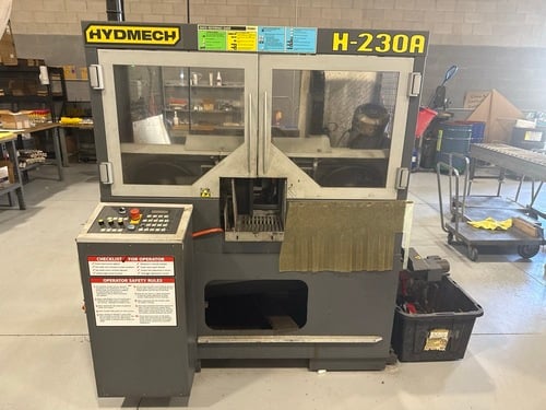 9" x 9" Hydmech #H-230A, Horizontal Band Saw, 9' 8" x 1" blade, 350 SFM, 2013 - Image 1