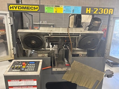 9" x 9" Hydmech #H-230A, Horizontal Band Saw, 9' 8" x 1" blade, 350 SFM, 2013 - Image 2