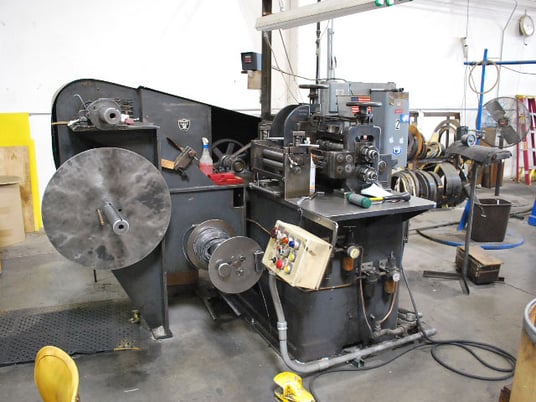 12" x 2-5/8" Ruesch #76, dual arm take up common base, #12673 - Image 1