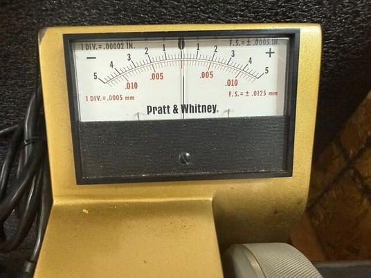 Pratt & Whitney #Supermicrometer-B, measuring machine, electronic readout - Image 4