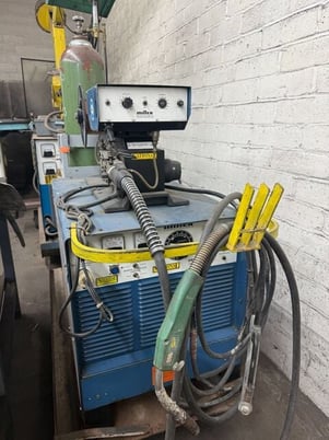 Miller #Deltaweld-450, mig welder on cart, 450 Amps. - Image 1