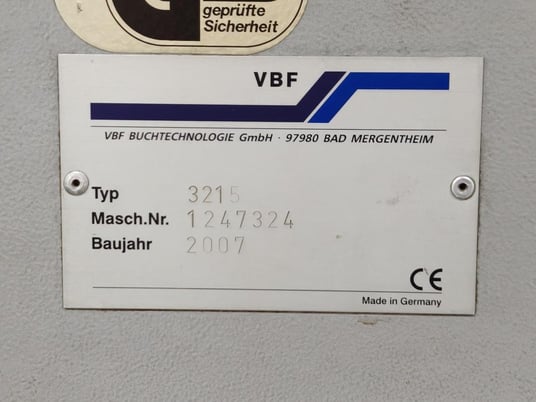 Muller Martini #Ventura-3215, book sewing machine, 12000 CPH, 510mm, 2007 - Image 3