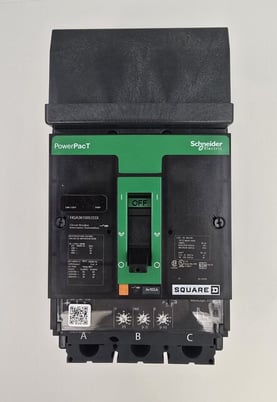100 Amps, Square D, HGA36100U33X, PowerPact Circuit Breaker, 3 Pole, 600 Volts, 65kA - Image 2