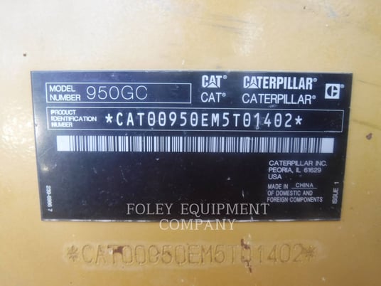 Cat 950GC, Wheel Loader, 6540 hours, S/N: M5T01402, 2018 - Image 6