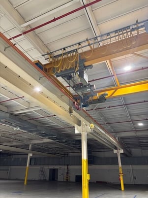 3 Ton, Eastern, overhead bridge crane, 47' span, 125' runway - Image 2