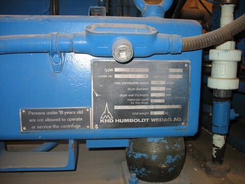 KHD Humboldt Wedag, type #S3-1-01, centrifuge, decanter - Image 5