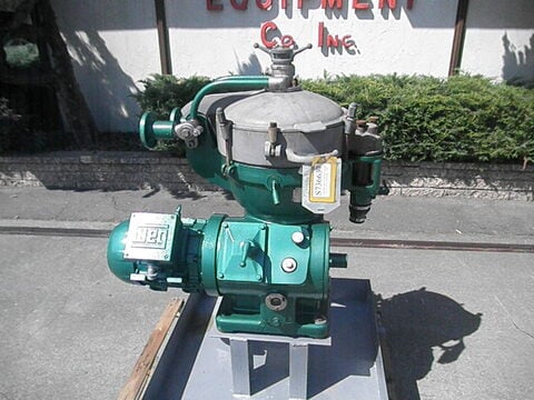 Alfa-Laval #MAB206-7.5, centrifuge, disc, batch, solid wall - Image 5