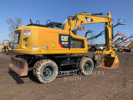 Caterpillar M318F, Wheel Excavator, 4850 hours, S/N: F8B00441, 2015 - Image 3