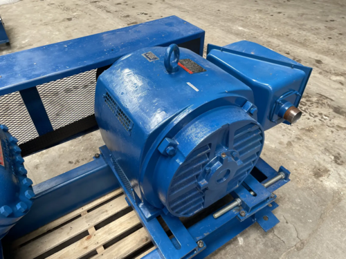 100 HP Vilter #456XLB, 6 cyl. reciprocating compressor, 230/460 V., R-717, belt driven - Image 8