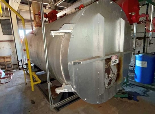 200 HP Williams & Davis #200-777-Tejas, steam boiler set, 150 psi, Gordon Piatt natural gas burner - Image 2