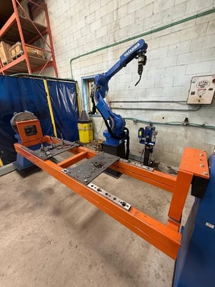 Yaskawa AR2010, Robotic Welder, w/ Miller Auto-Continuum 500 Welder, 12kg 26.5 lb. payload, 2010mm 79" reach - Image 2