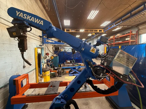 Yaskawa AR2010, Robotic Welder, w/ Miller Auto-Continuum 500 Welder, 12kg 26.5 lb. payload, 2010mm 79" reach - Image 6