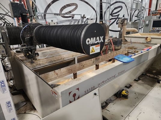 Omax #55100, Waterjet Cutting Machine, 15 FPM, 60000 psi - Image 1
