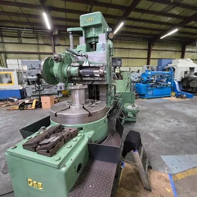 Gould & Eberhardt #48HS, Vertical Gear Hobber, 48" diameter, 18" max. face length, 8" hob diameter, 32" table - Image 3