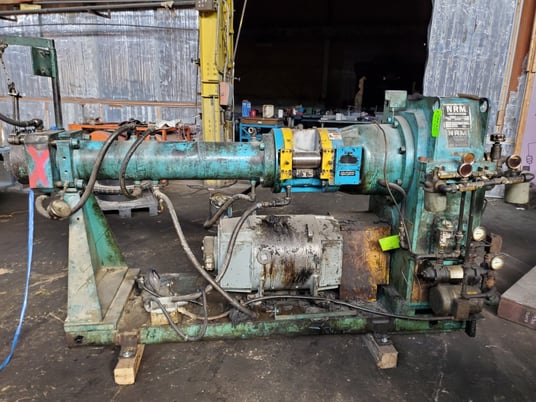4.5" NRM, Cold Feed Rubber Extruder, 12:1 L/D ratio, power feed roll, 75 HP, 1150 RPM, 460 Volts, 3PH - Image 8