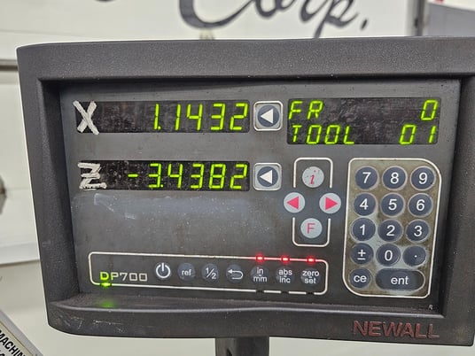 20" x 80" Summit #20X80B, Heavy-Duty Engine Lathe, 4-1/8" spindle bore, 10 HP main motor, 1400 RPM, 2-axis - Image 6