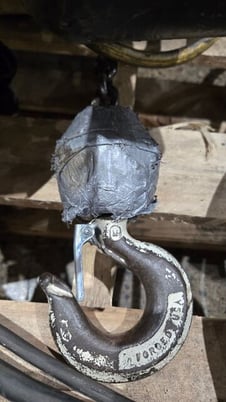 1 Ton, Coffing #JLCET2016-3-10, Rail-Mounted Chain Hoist, 10' lift height - Image 3