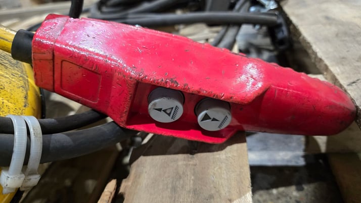 1 Ton, Coffing #JLCET2016-3-10, Rail-Mounted Chain Hoist, 10' lift height - Image 4
