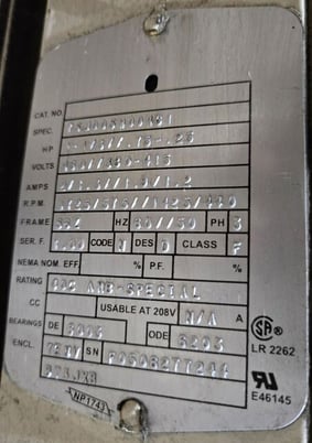 1 Ton, Coffing #JLCET2016-3-10, Rail-Mounted Chain Hoist, 10' lift height - Image 7