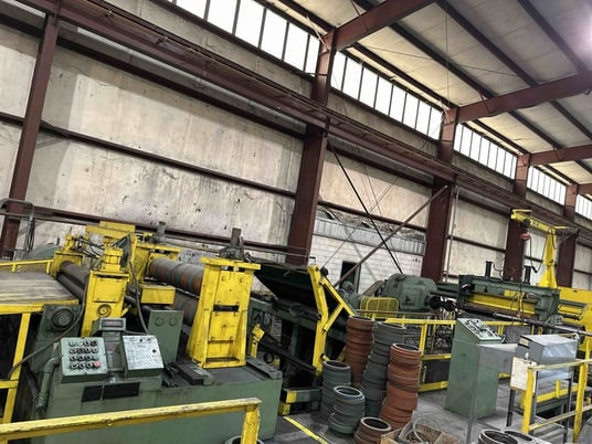 60" x .187" Delta, Loop Slitting Line, 40,000 lb, 20"/24" ID, 72" outside dimension, LR - Image 2