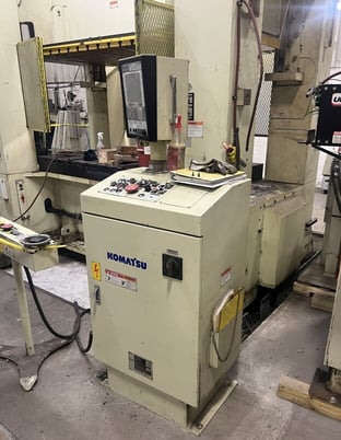 330 Ton, Komatsu #E2G300-3UMS, Straight side double crank press, 14.1" stroke, 98.4" x48" bed, 39.5" Shut - Image 8
