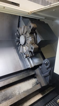 Hyundai Wia #HD-2200, CNC Lathe, 21.7" swing, 15" diameter x 22" L max, 4000 RPM, 25 HP, 12 tool, 8" chuck - Image 2
