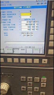 Hyundai Wia #HD-2200, CNC Lathe, 21.7" swing, 15" diameter x 22" L max, 4000 RPM, 25 HP, 12 tool, 8" chuck - Image 7