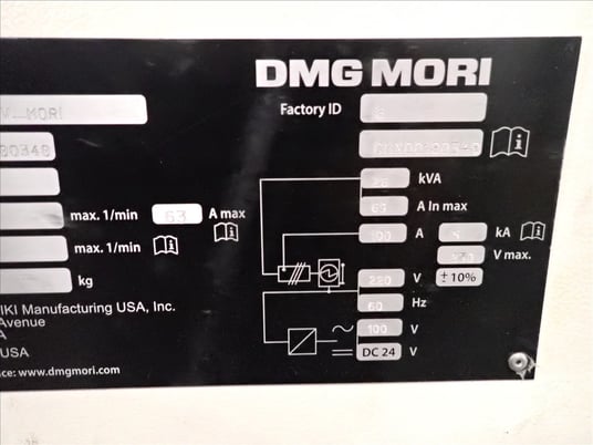 DMG Mori Seiki #CMX1100V, CNC Vertical Machining Center, 30 automatic tool changer, chip conveyor, Slimline - Image 10