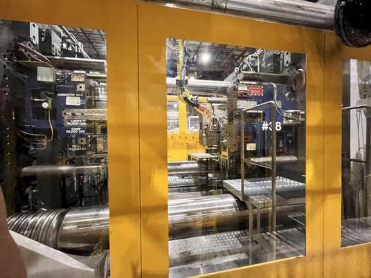 4000 Ton, Krauss Maffei #4000-17200MX, injection molding press, 2017 - Image 8