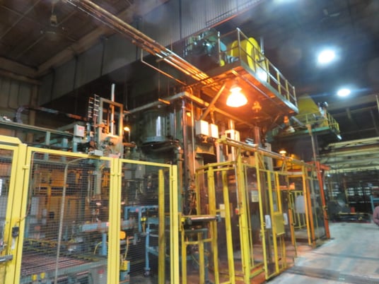 2500 Ton, Clearing #TS2-2500-144x60, straight side double crank press, 20" stroke, 52" Shut Height, 12" adj. - Image 5