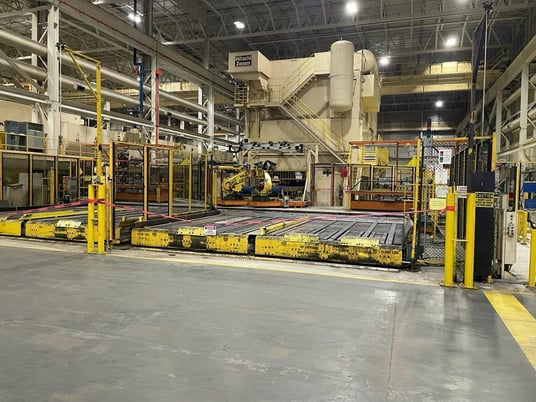 3500 Ton, IHI #TS8-2300-1200-4200-6100, 2 slide transfer press, (2 available) - Image 7