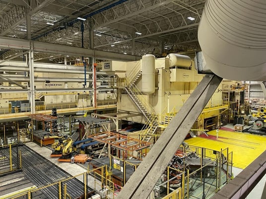 3500 Ton, IHI #TS8-2300-1200-4200-6100, 2 slide transfer press, (2 available) - Image 8