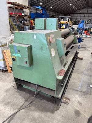 1/4" x 6' Roundo, Hydraulic Pyramid Plate Roll, hydraulic drop end, dial read outs - Image 3