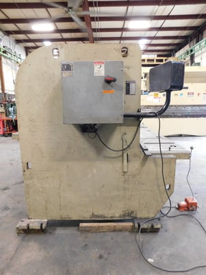 3/8" x 10' Accurshear #637510, hydraulic shear, 36" Back Gauge, 21 SPM, 30 HP, 66" squaring arm, power blade - Image 5