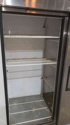 True #T-49, Dual Door Refrigerator, 115 VAC, 1PH, Stainless Steel, R134A, 0.5 HP - Image 3